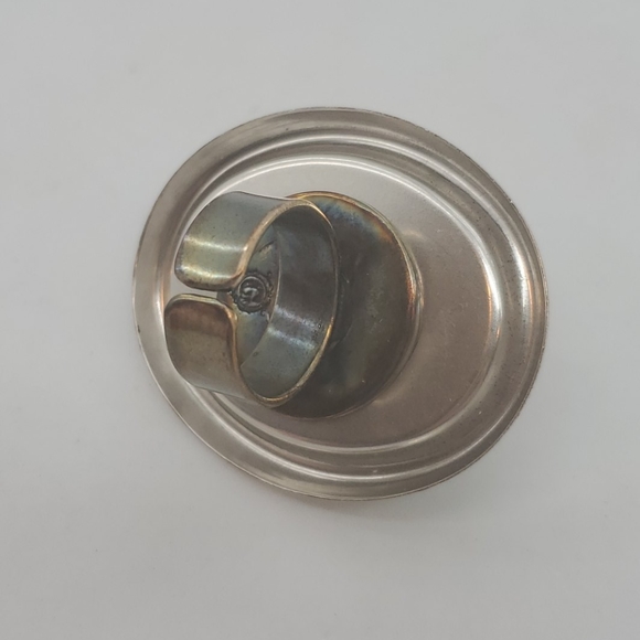 TURKEY STUFFING PLATTER SWAROVSKI RHINESTONE RING - Picture 6 of 8